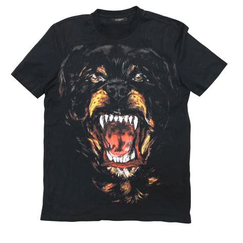 givenchy rottweiler t shirt size|Givenchy crew neck rottweiler.